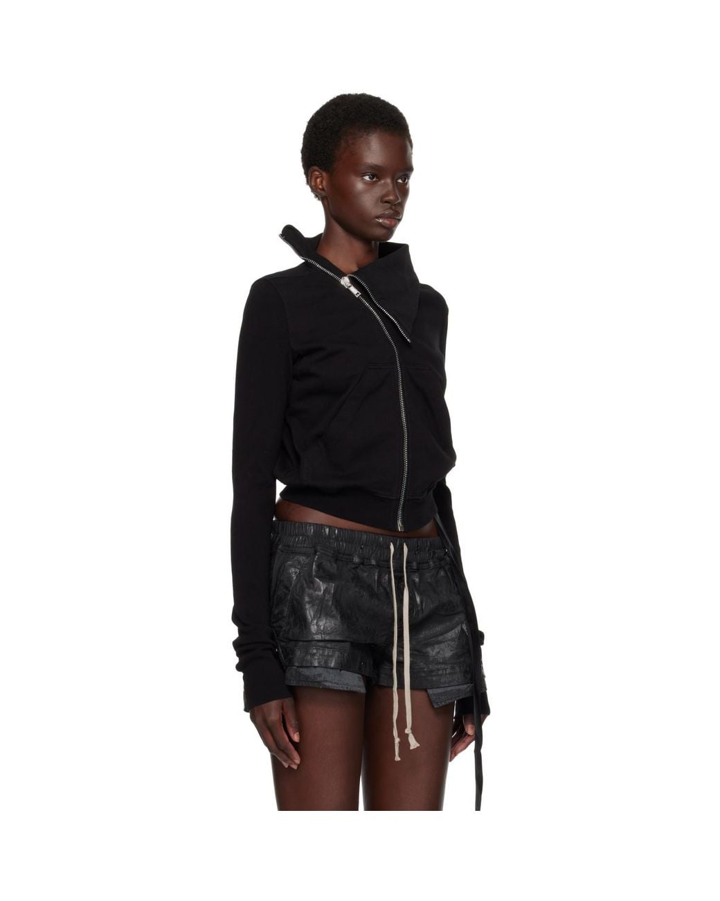 Rick Owens Black Tower Mountain Sweatshirt