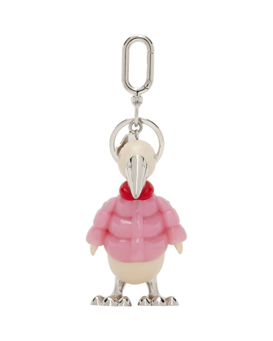 Moncler Pink 'Mon Duck' Bag Charm