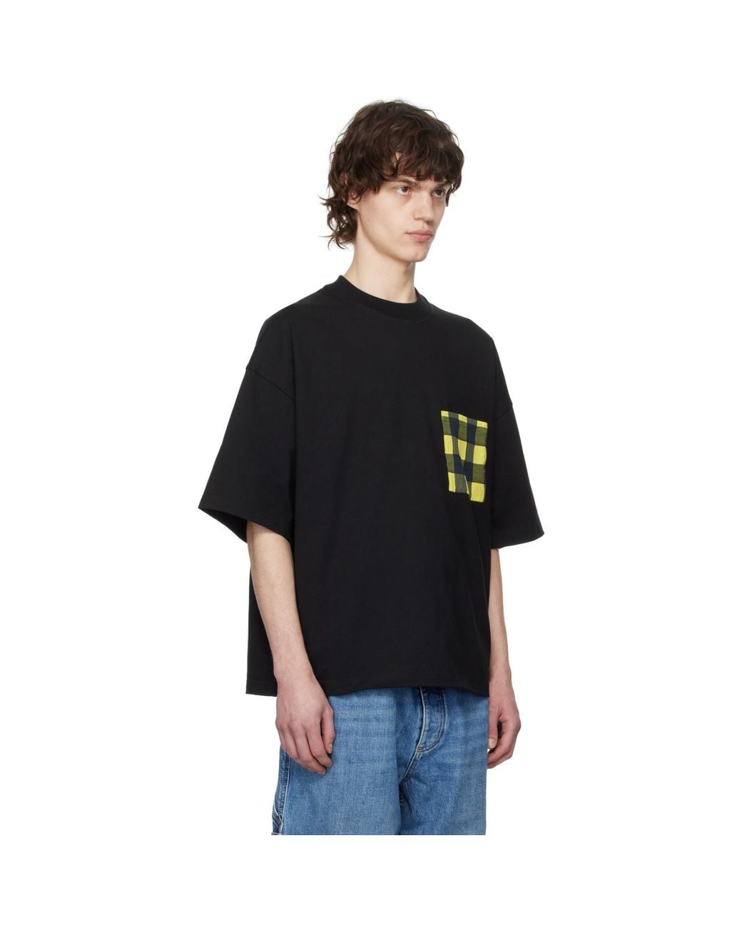 Bottega Veneta Black Soft Cotton Jersey T-Shirt for men