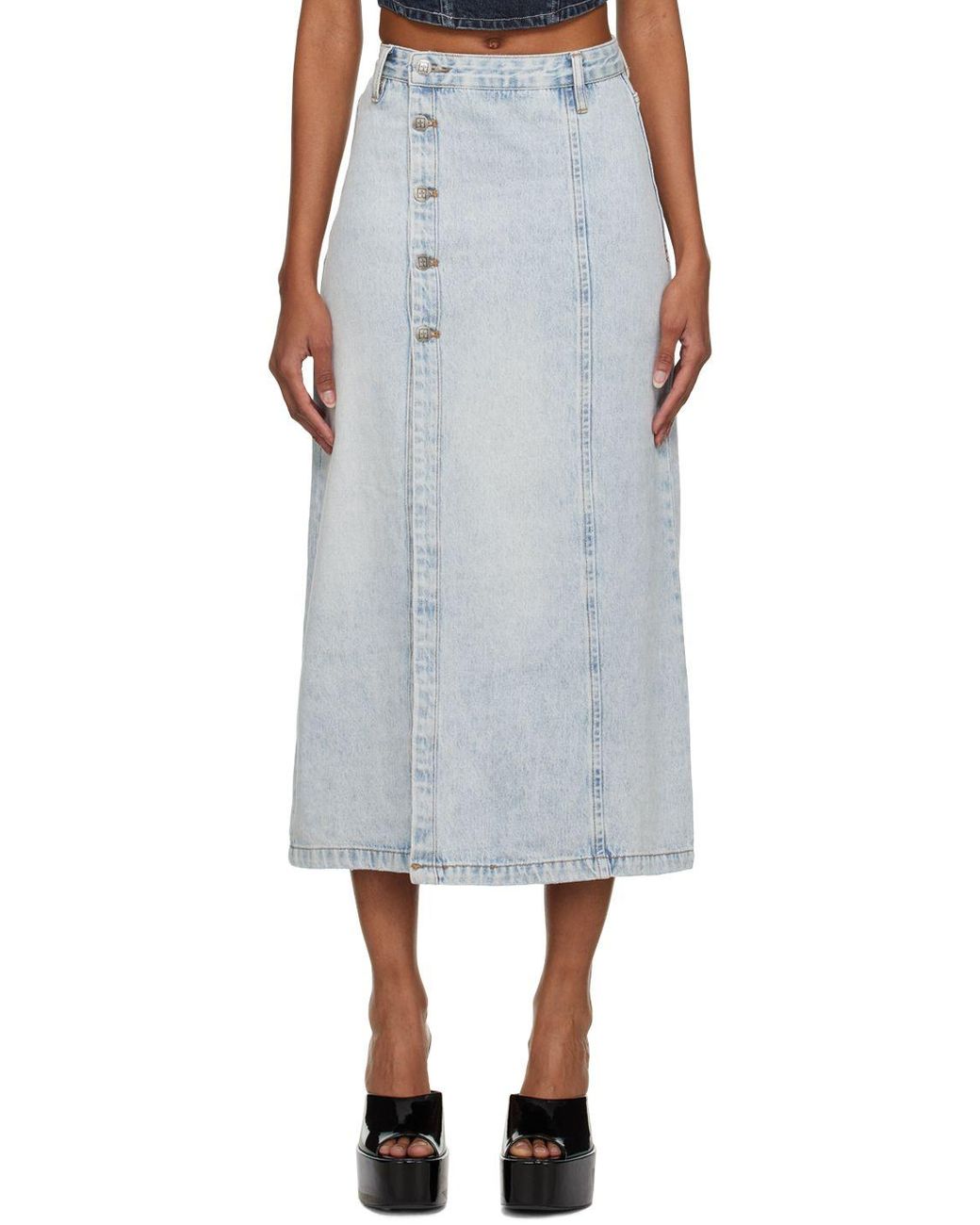 Ksubi Jordan Midi Skirt in Black Lyst