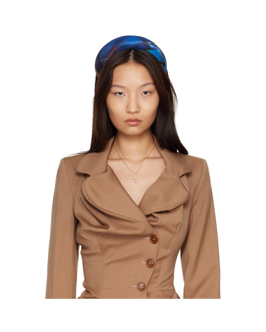 Vivienne Westwood Metallic Ismene Drop Pendant Necklace