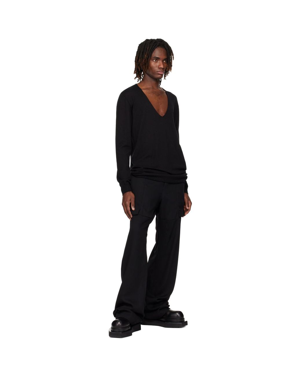 Rick Owens Black Temple Stefan Jeans for men