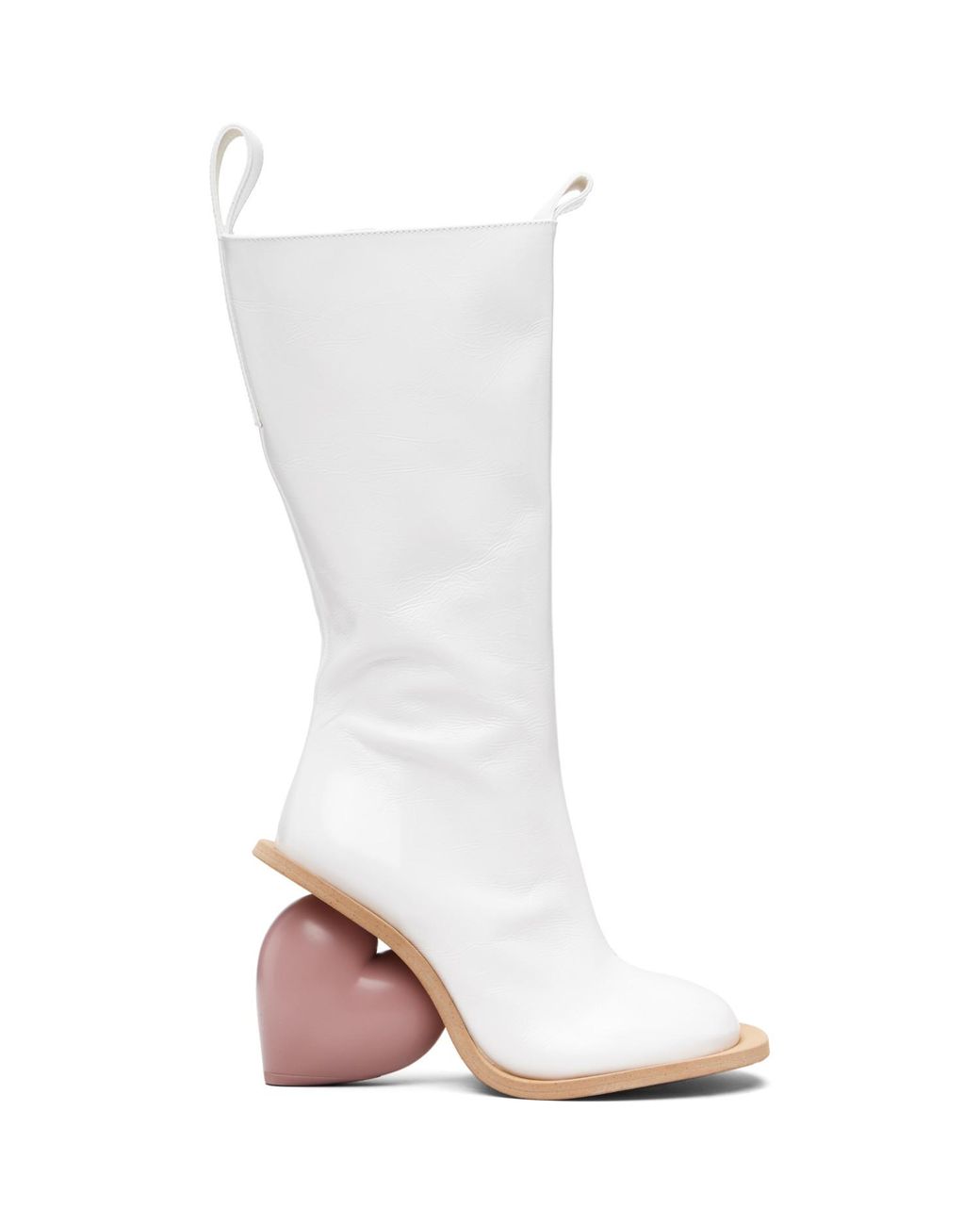 Yume Yume White Love Tall Boots