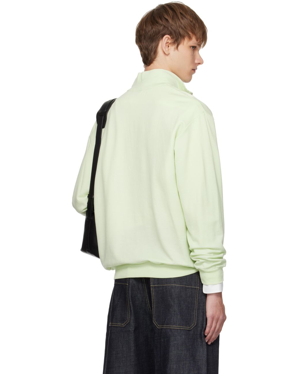 AURALEE Light Wool Sweat Half Zip Sweatshirt for Men | Lyst