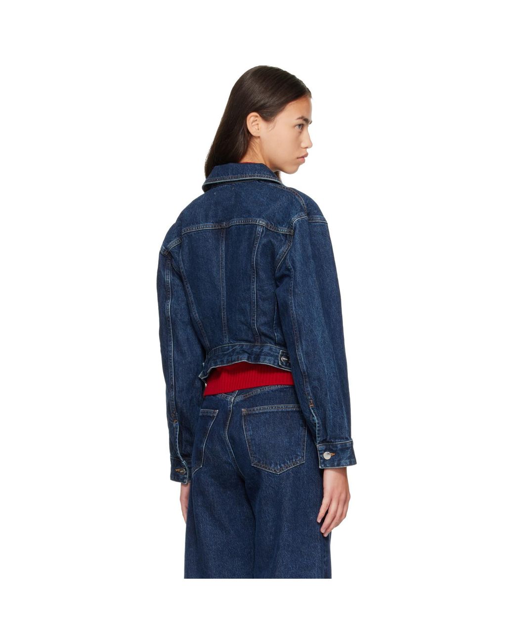 Agolde Blue Veronica Denim Jacket