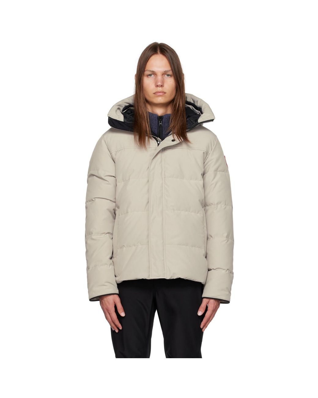 Canada Goose Black Beige Macmillan Down Jacket for men