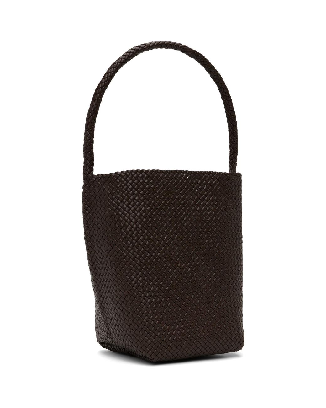 The Row Black Medium Woven N/S Tote