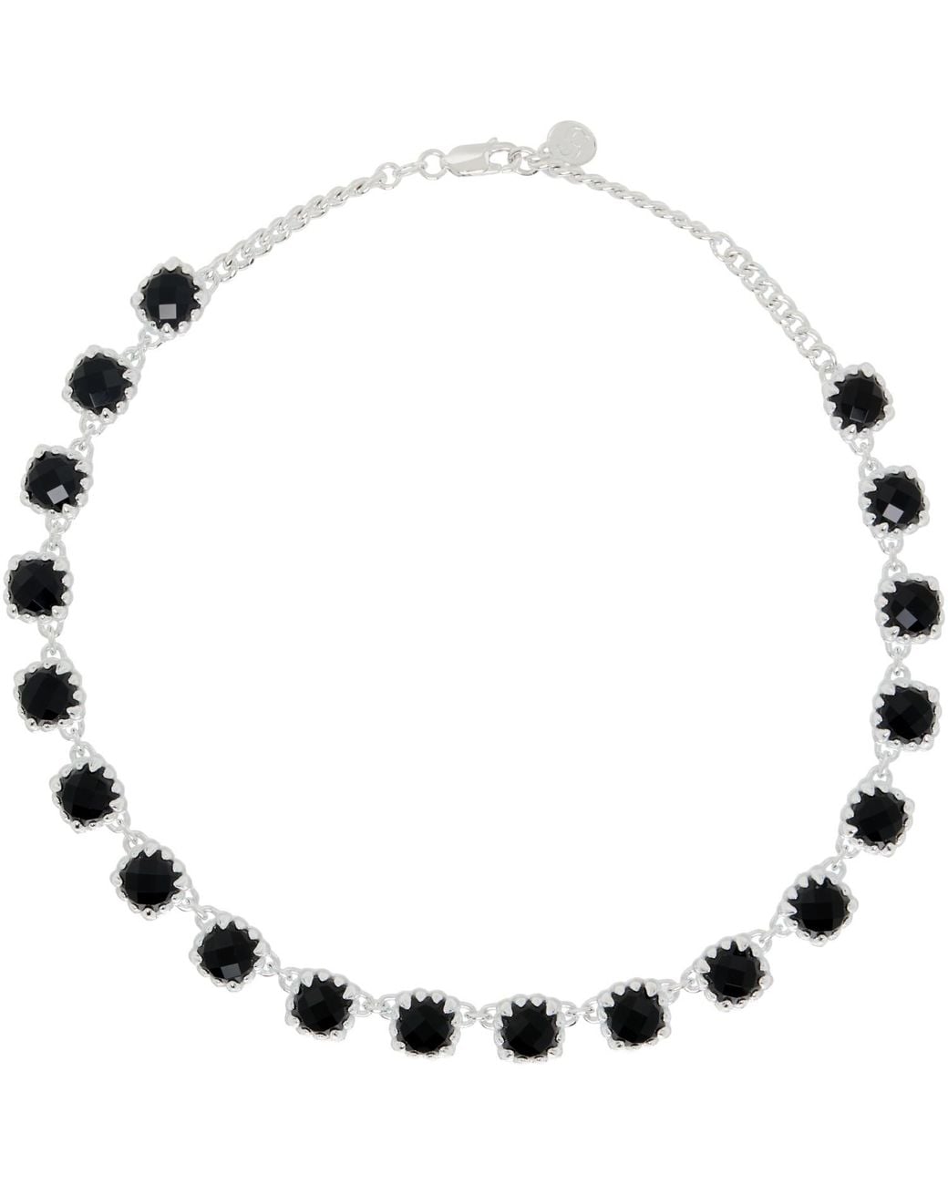 Stolen Girlfriends Club Black Love Claw Eternity Necklace for men