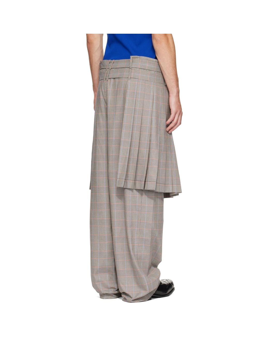 Charles Jeffrey Gray Clash Of Clans Edition Skirt Trousers for men