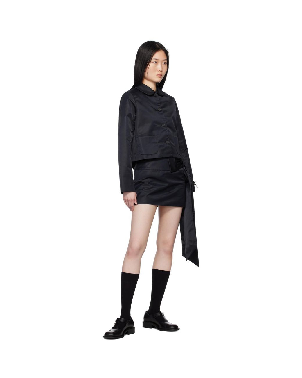 Sandy Liang Black Shelby Jacket