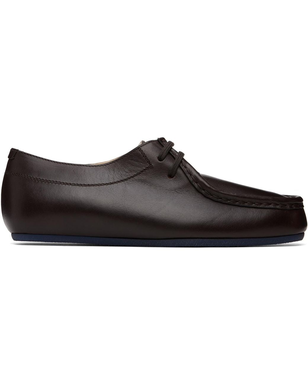 Jil Sander Black Hood Lace-Up Derbys