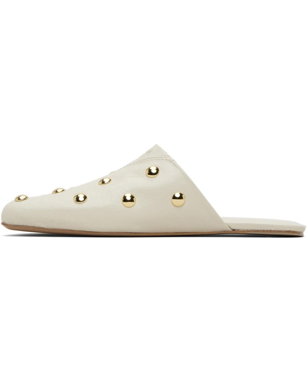 Chloé Black Off- Rita Mule Flats