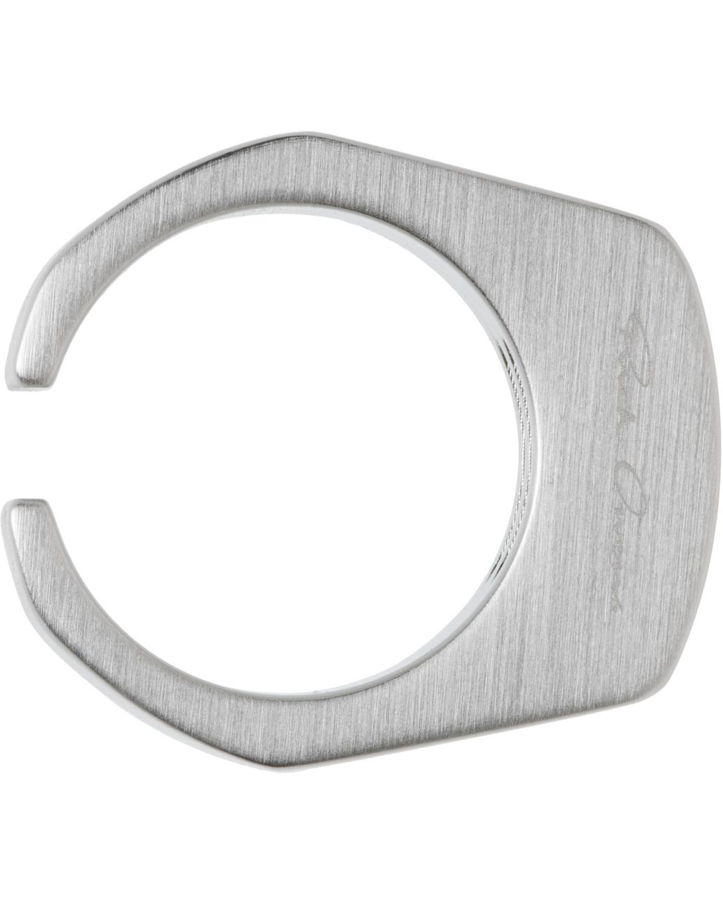 Rick Owens Gray Grill Ear Cuff for men
