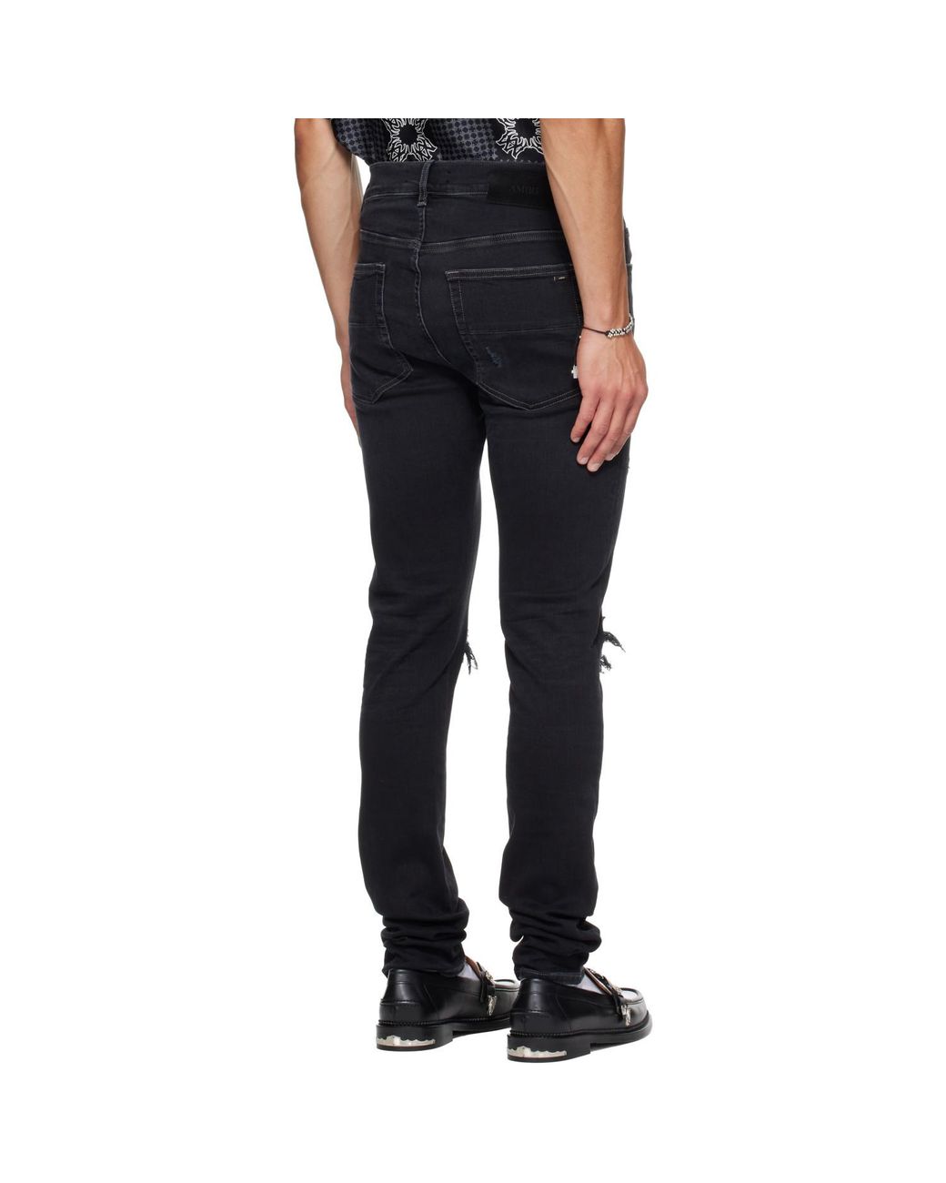 Amiri Blue Camo Mx1 Jeans for men