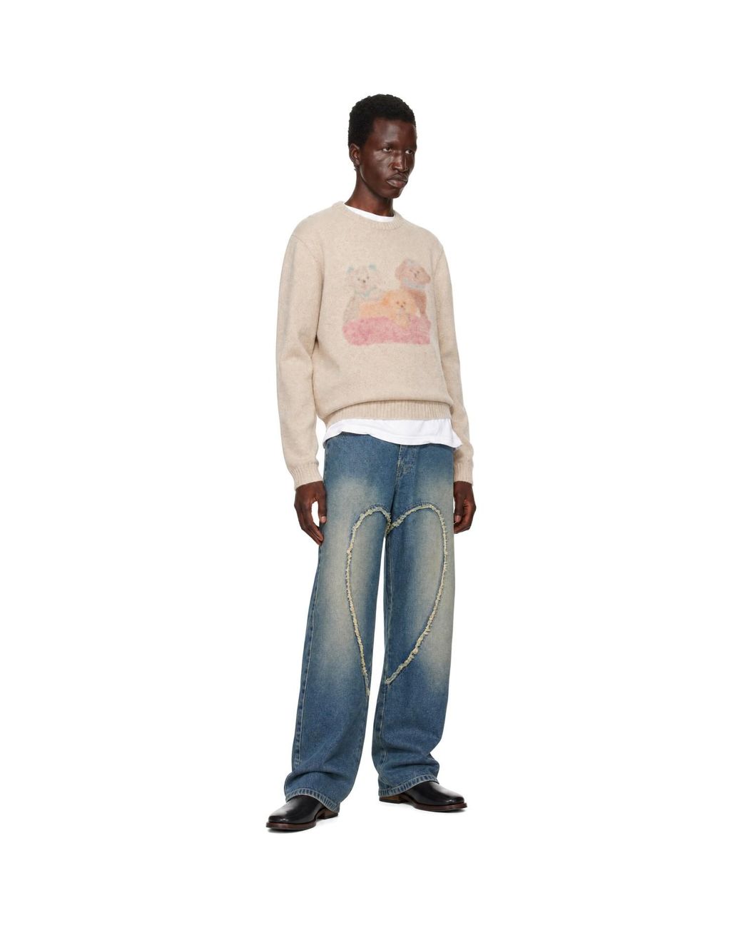 Carne Bollente Natural Carne Kennel Club Sweater for men