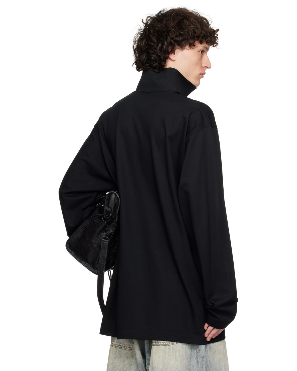 【送料関税込】Balenciaga BB Long Sleeve Polo Balenciaga Bb Classic Long Sleeve Polo in Black for Men | Lyst