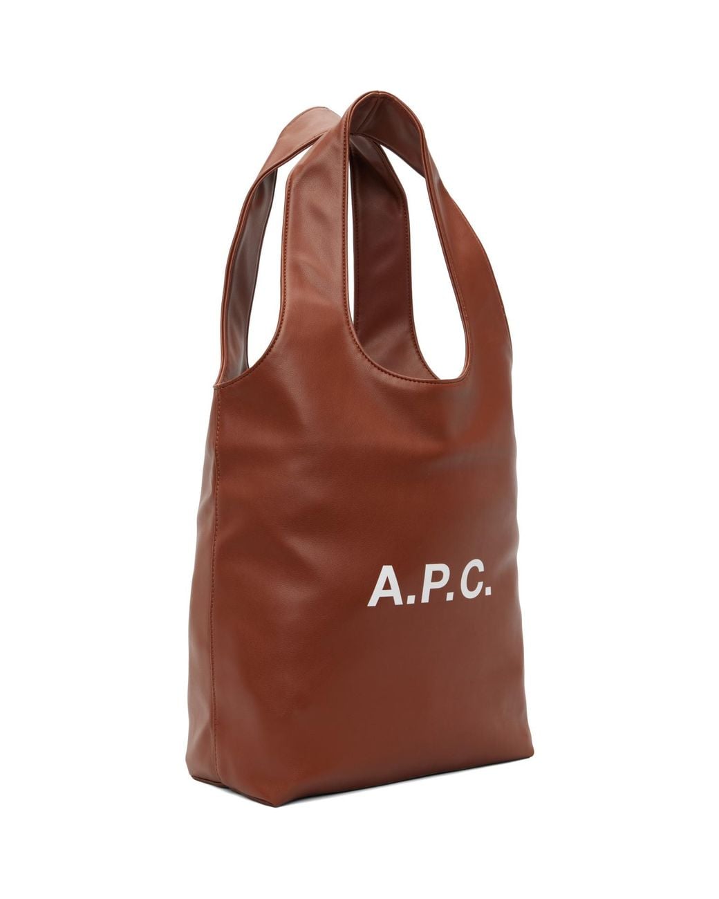 A.P.C. Brown Ninon Small Tote for men