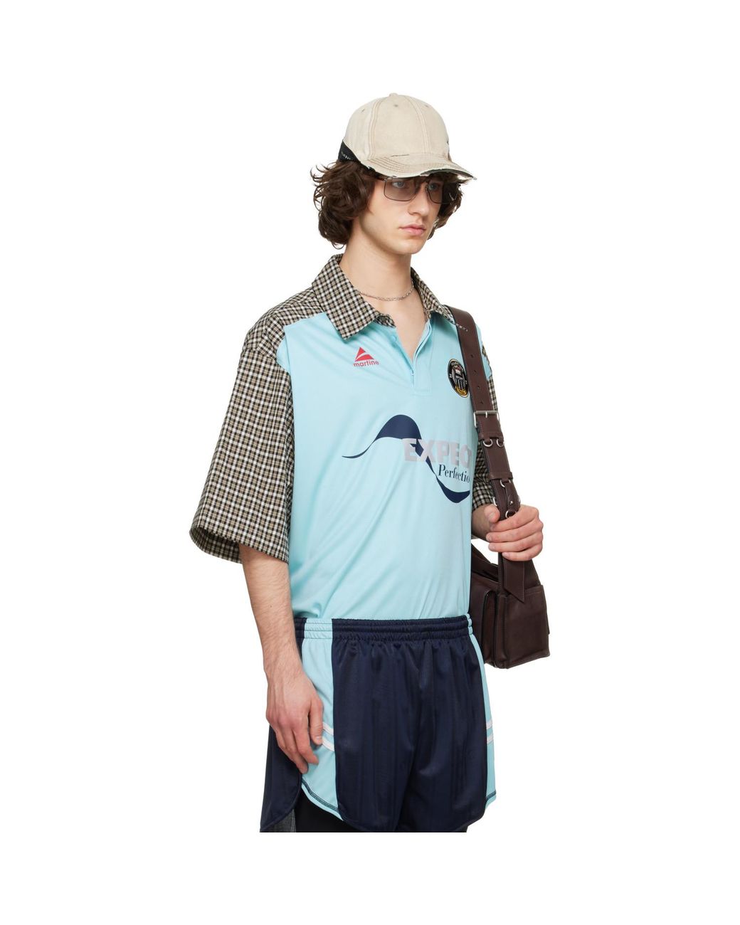 Martine Rose Blue Polo for men