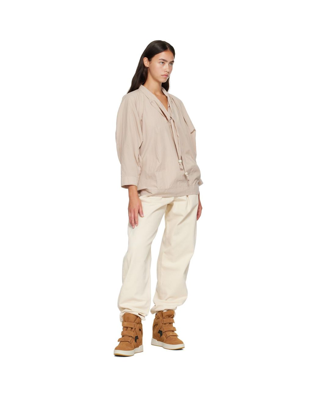 Isabel Marant Brown Tan Im3 Sneakers