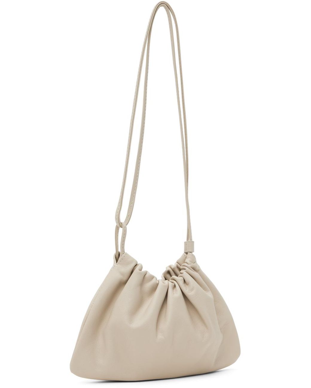 NOTHING WRITTEN Off- Mini Nella Strap Bag in Natural | Lyst