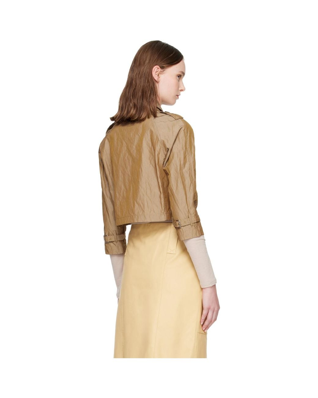 Paloma Wool Natural Khaki Costelo Trench Coat