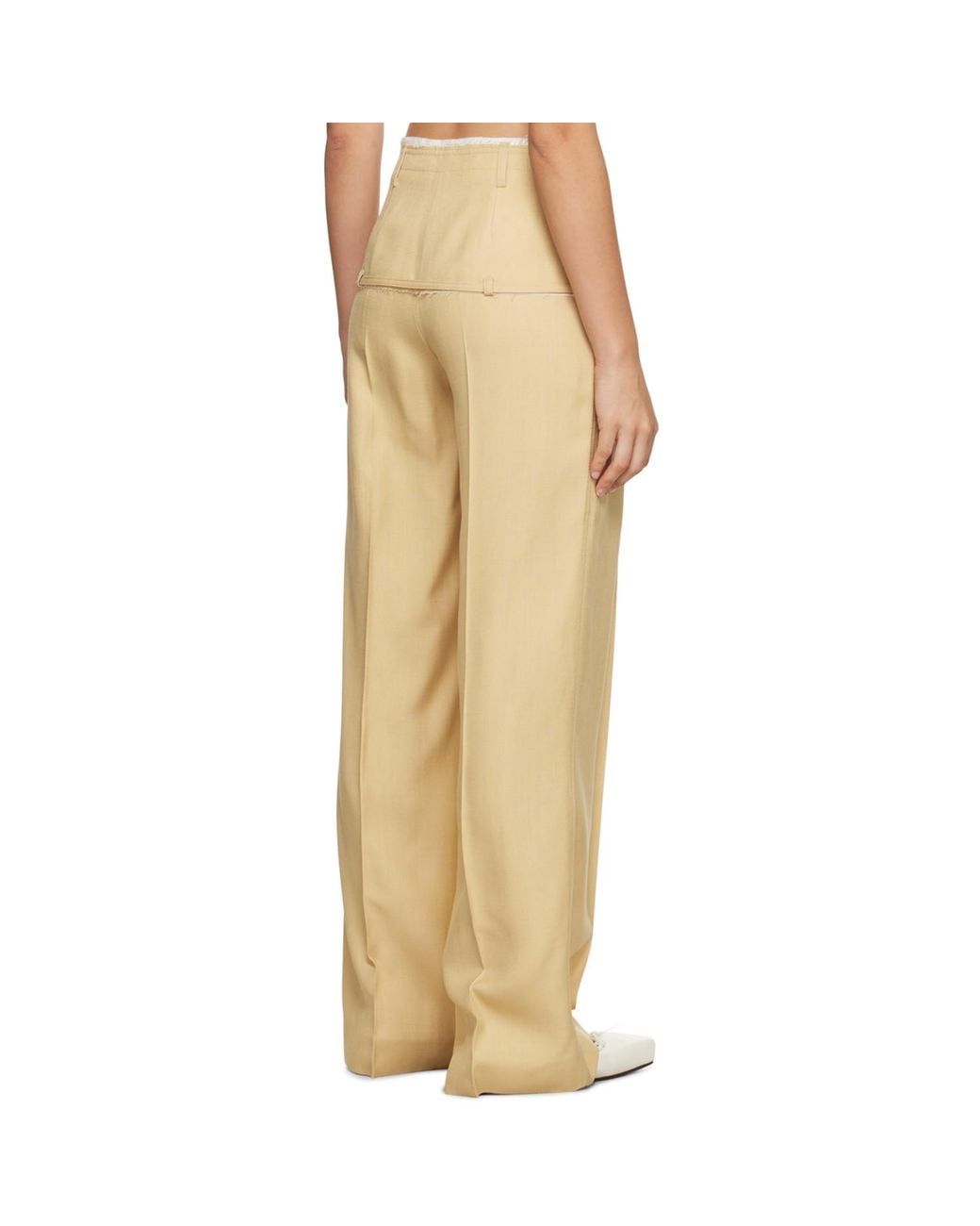 Jacquemus Natural Trousers