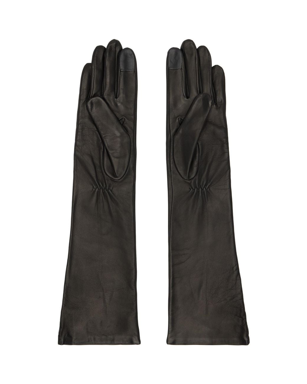 Handsome Stockholm Black Essentials Long Gloves