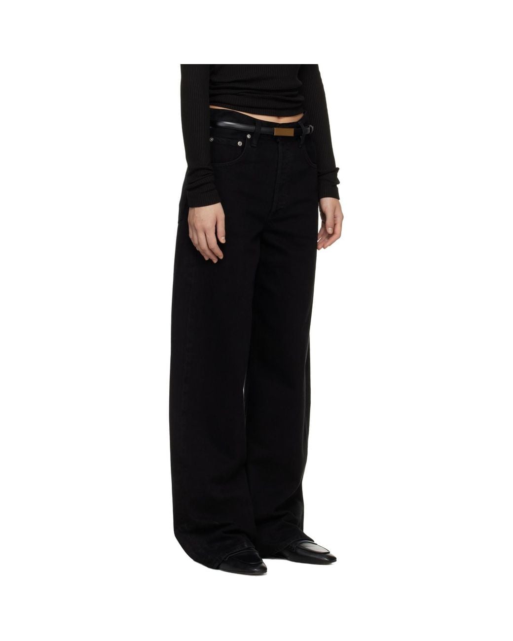 Citizens of Humanity Black Ayla Baggy Jeans