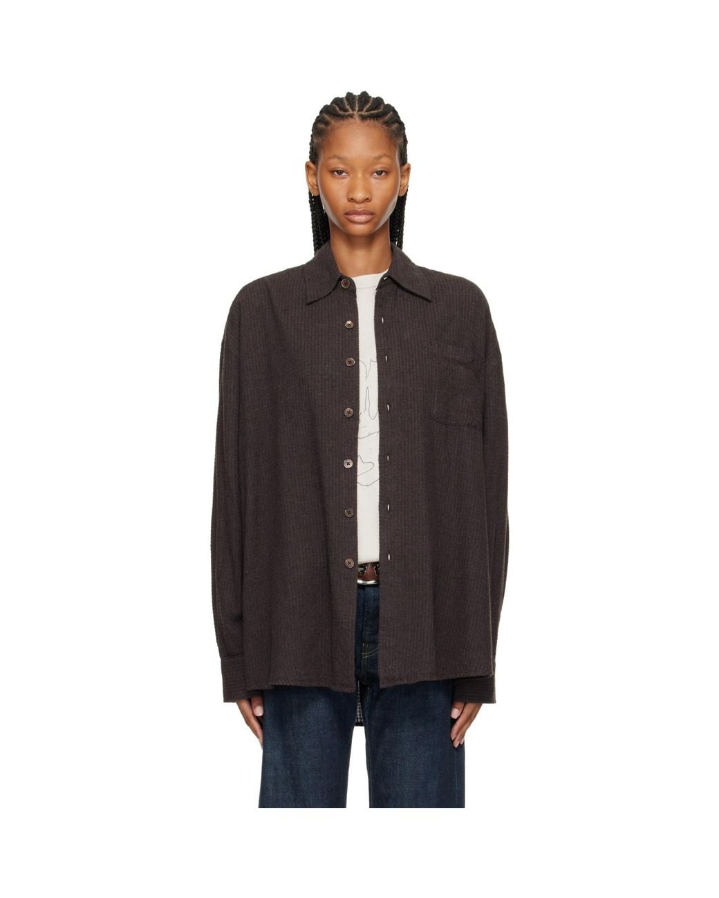 Our Legacy Black Borrowed Shirt