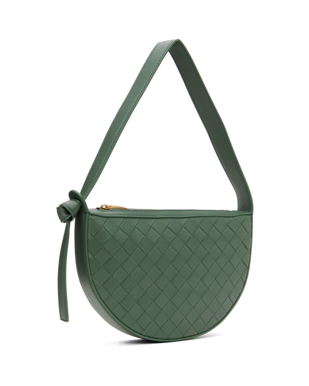 Bottega Veneta Green Mini Sunrise Bag