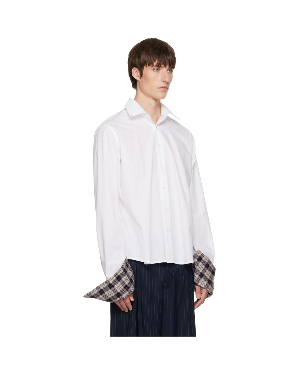 Abra White Back Pocket Shirt for men