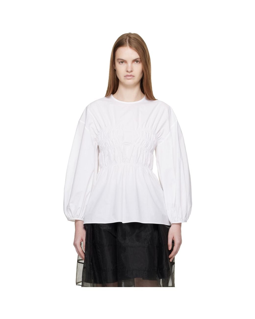 CECILIE BAHNSEN White Cbcamryn Blouse