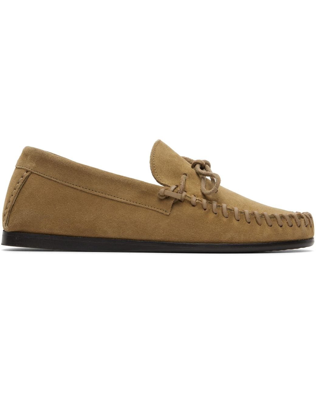 Isabel Marant Black Tan Fitzo Loafers for men