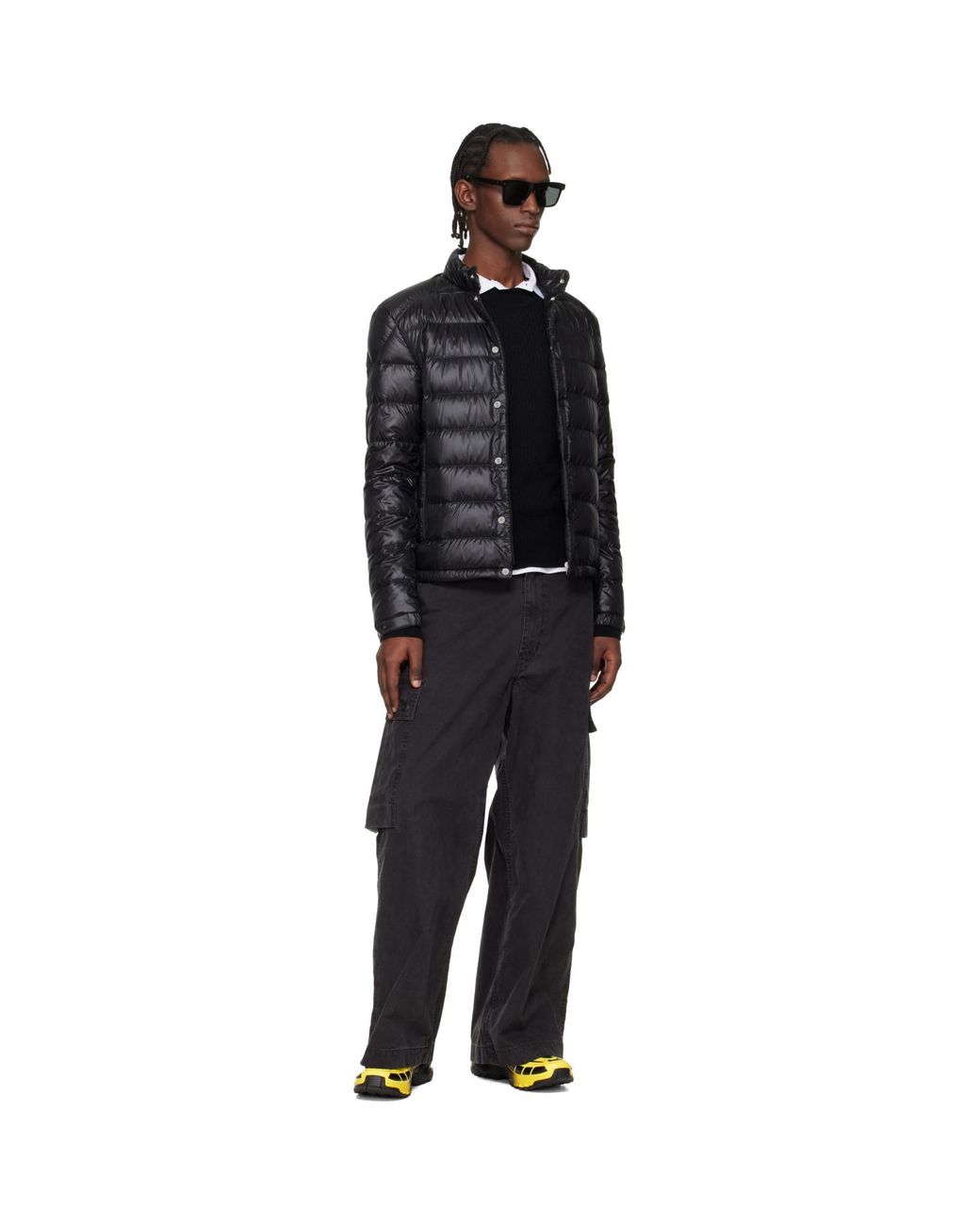 Moncler Black Selves Short Down Jacket for men
