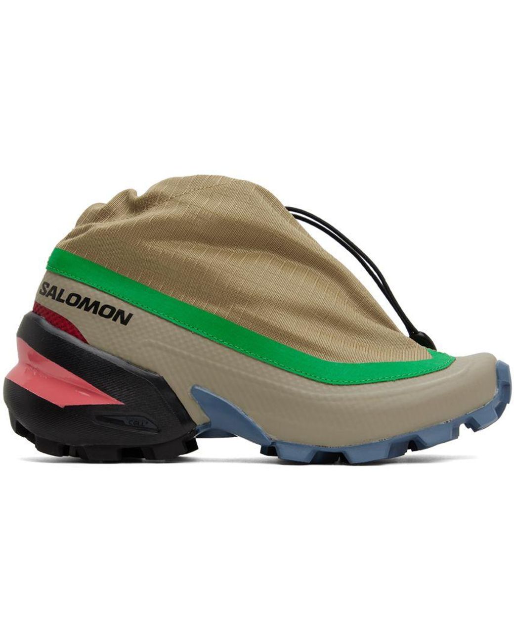 MM6 by Maison Martin Margiela Khaki Salomon Edition Mm6 Cross Low Sneakers  in Green | Lyst
