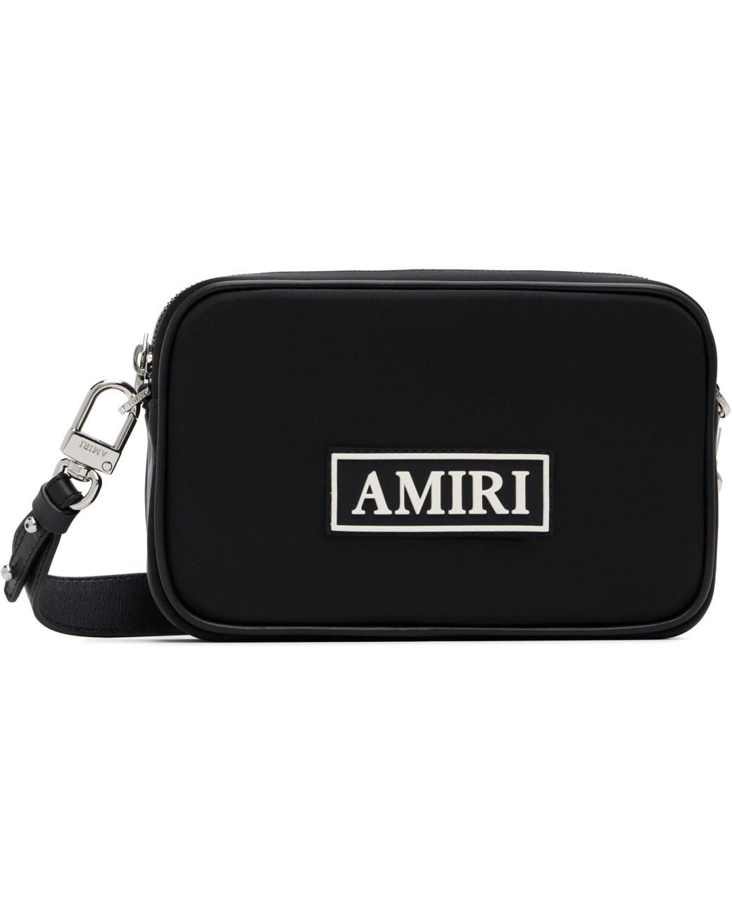 Amiri Black Camera Bag for men