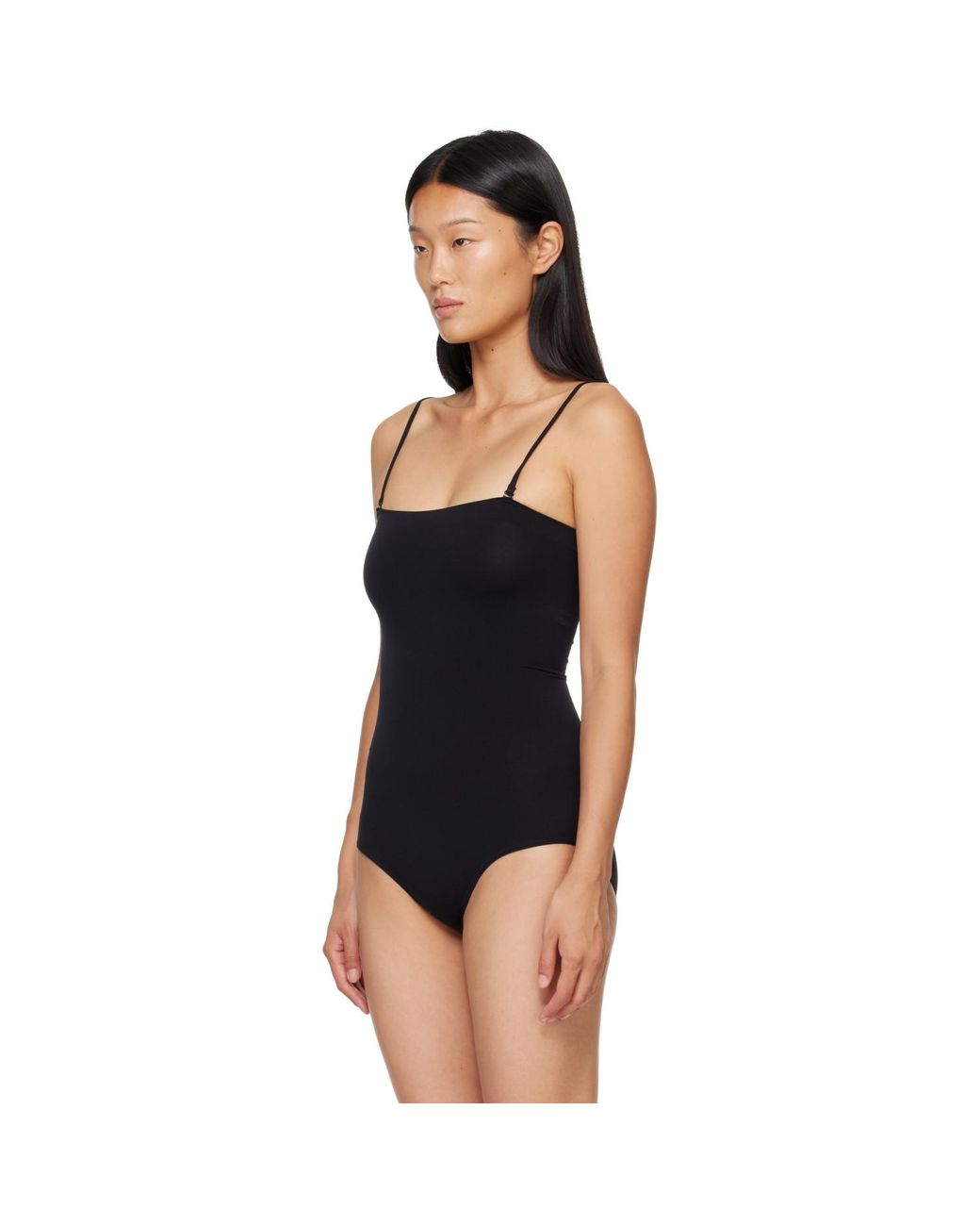 Wolford Black Tube Skin Contour Bodysuit