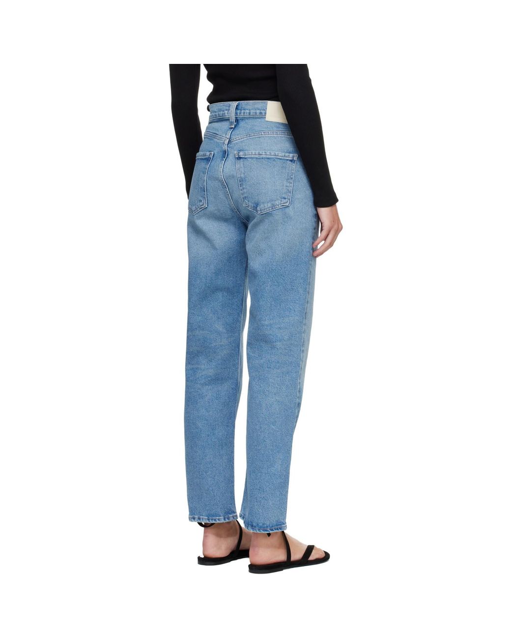 Citizens of Humanity Blue Delfina Straight Jeans