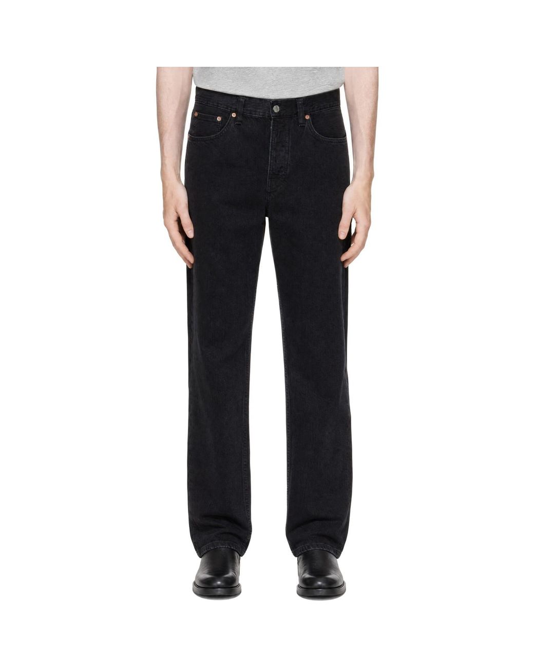 Nudie Jeans Black Rad Rufus Jeans for men