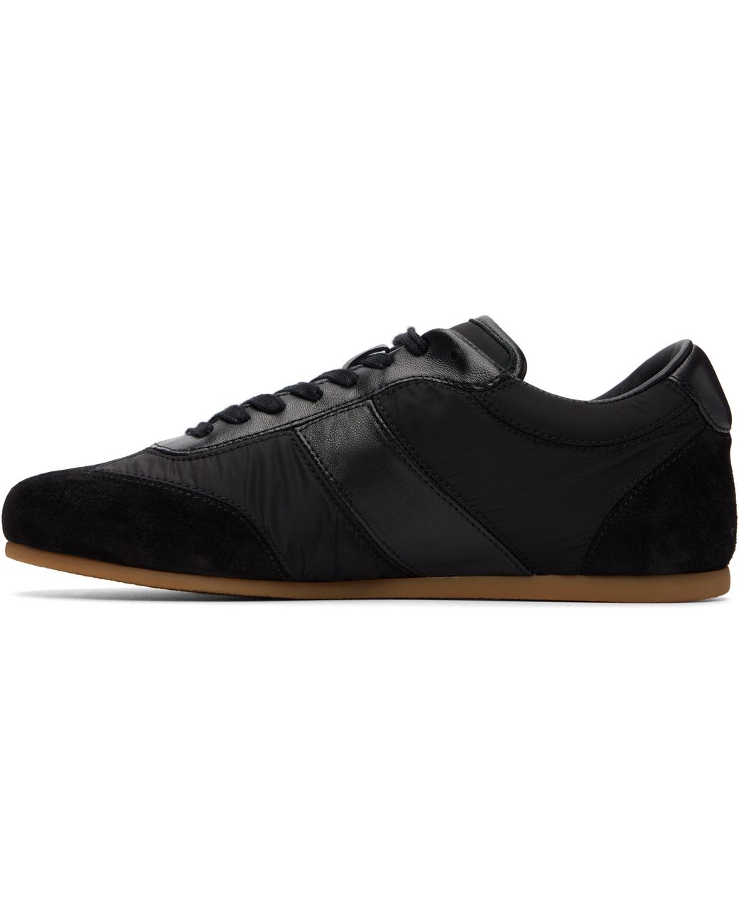 Lemaire Black Soft Runner Sneakers