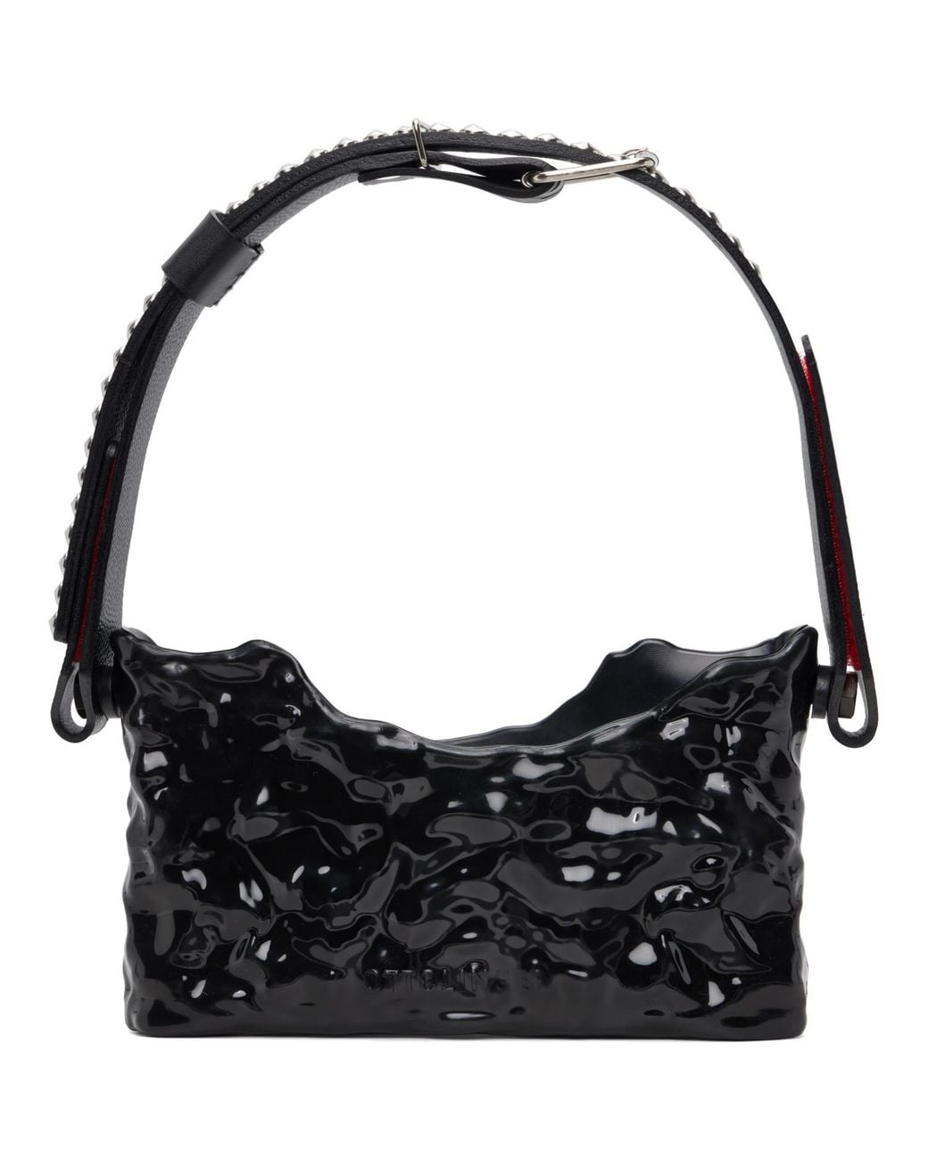 OTTOLINGER Black Studded Baguette Bag