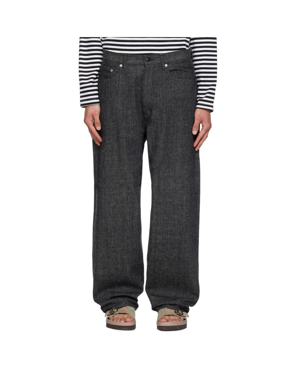 Nanamica Black Selvage Jeans for men