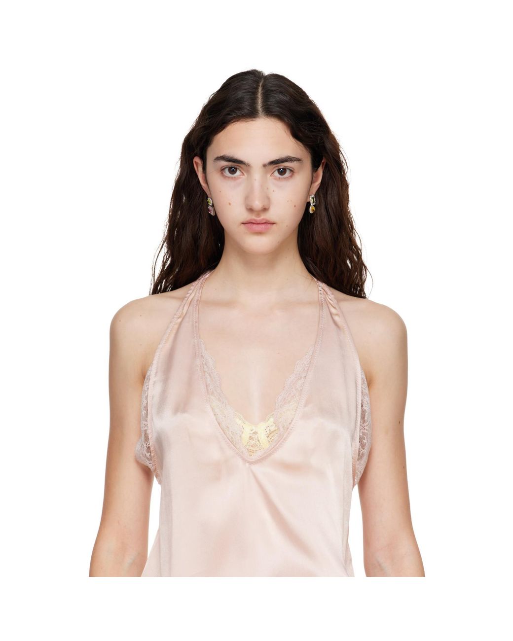 Maison Margiela Metallic Cluster Short Pendant Earrings