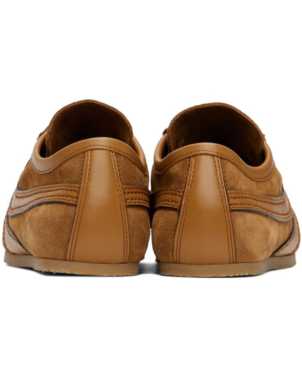 ★Dries Van Noten★ ブラウン スエード スニーカー Dries Van Noten: ブラウン スエード スニーカー | SSENSE 日本
