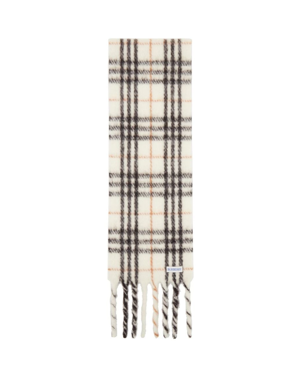 Burberry Metallic Small Check Scarf