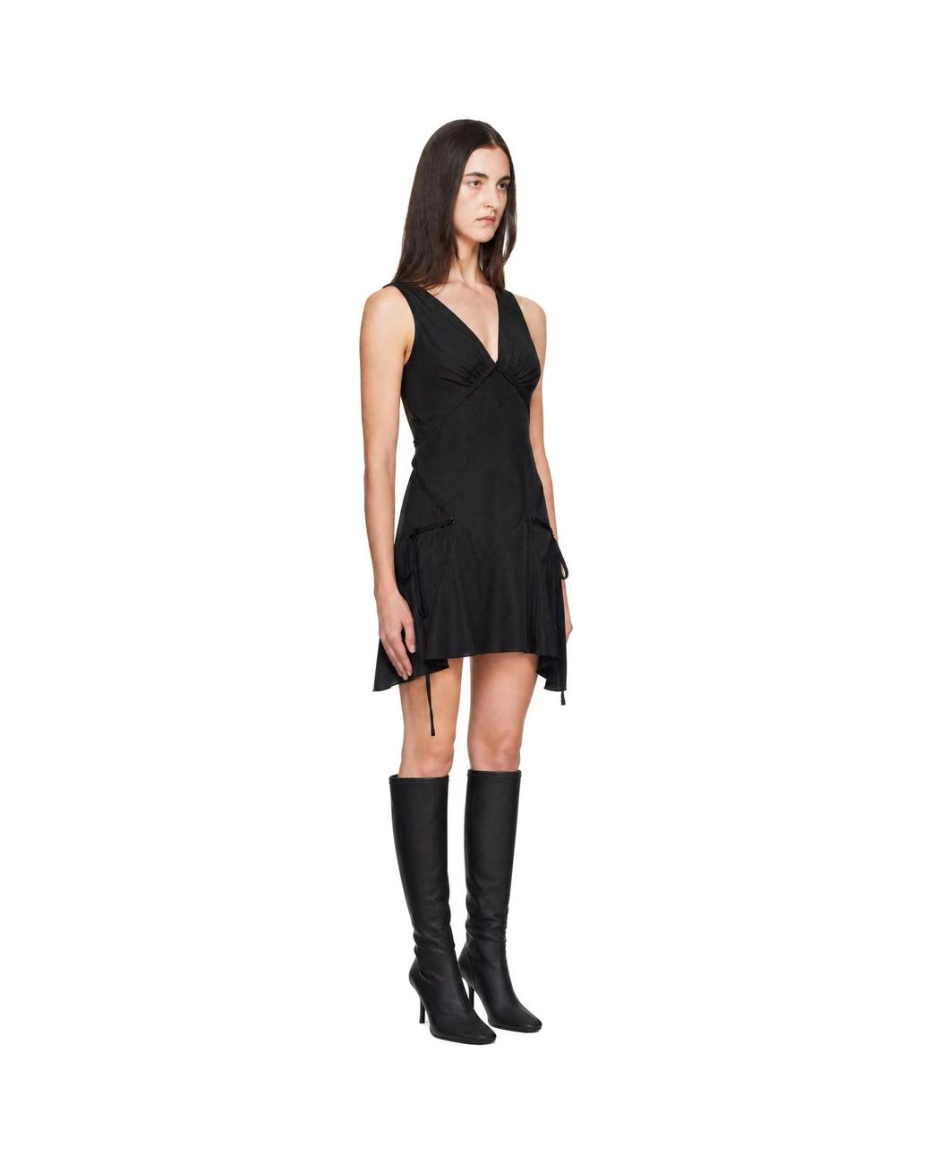 KNWLS Black Elisir Minidress
