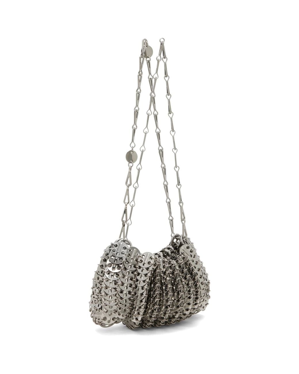 Rabanne Gray Brass Shoulder Bag