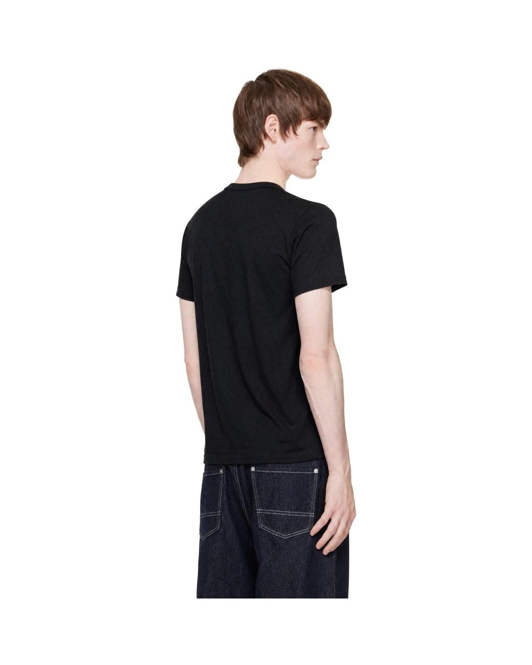 COMME DES GARÇON BLACK Black Filip Pagowski Print T-Shirt for men