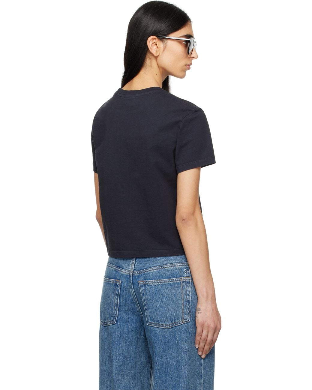 Still Here Ssense限定 ブラック 'The Shirt' Tシャツ Black