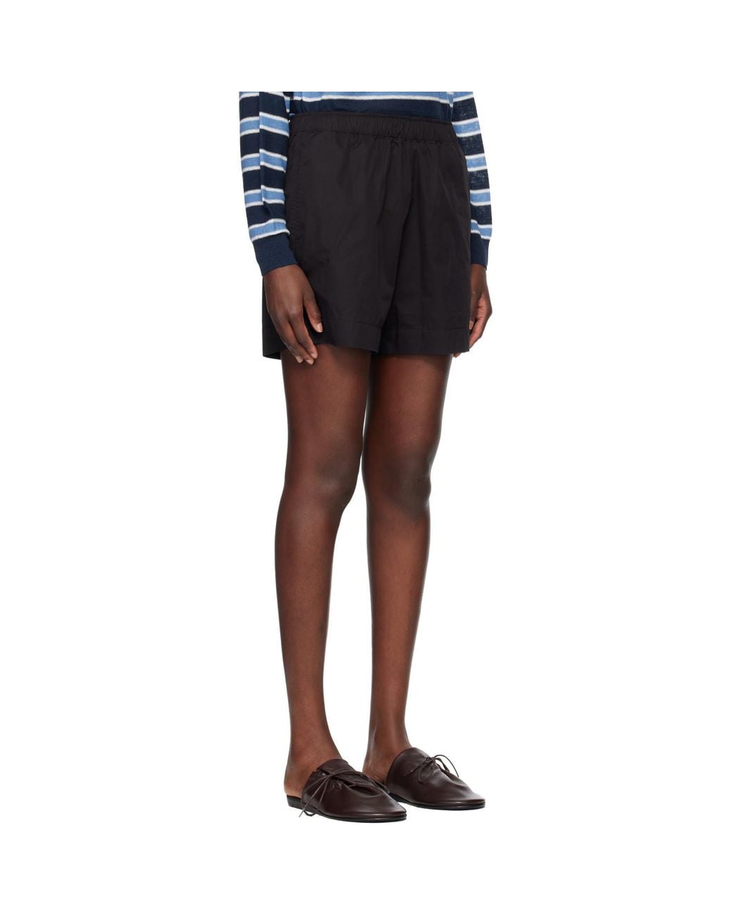 NOTHING WRITTEN Black Yaphi Shorts